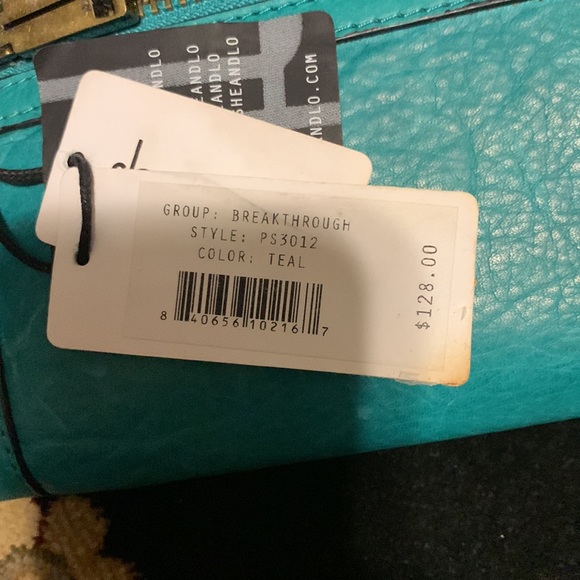 COPY - She + Lo studded teal clutch - Picture 7 of 7